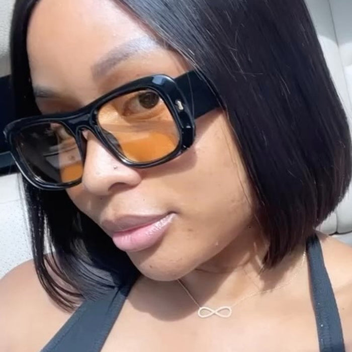 Wholesale Large frame rice nail sunglasses square fashion trend sunglasses high-end driving sunglasses driving