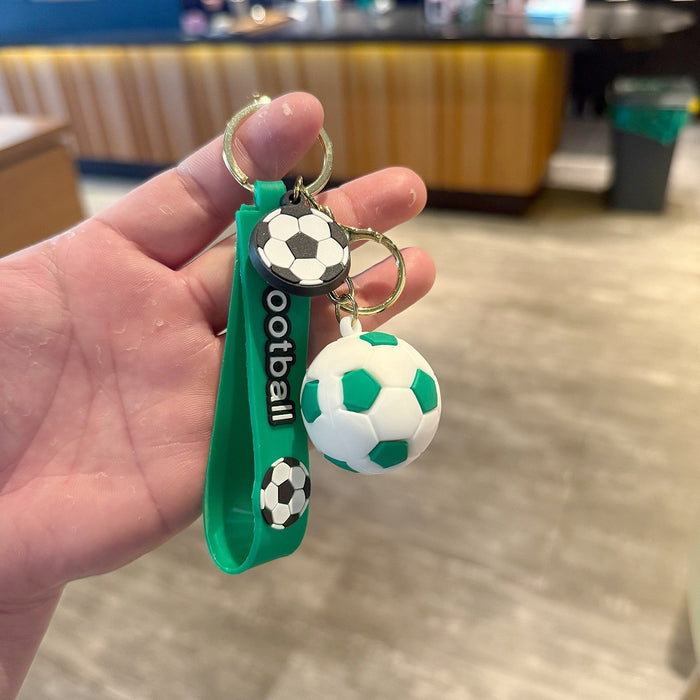 Wholesale Creative Cartoon Soccer Keychain Fan' s Bag Charm