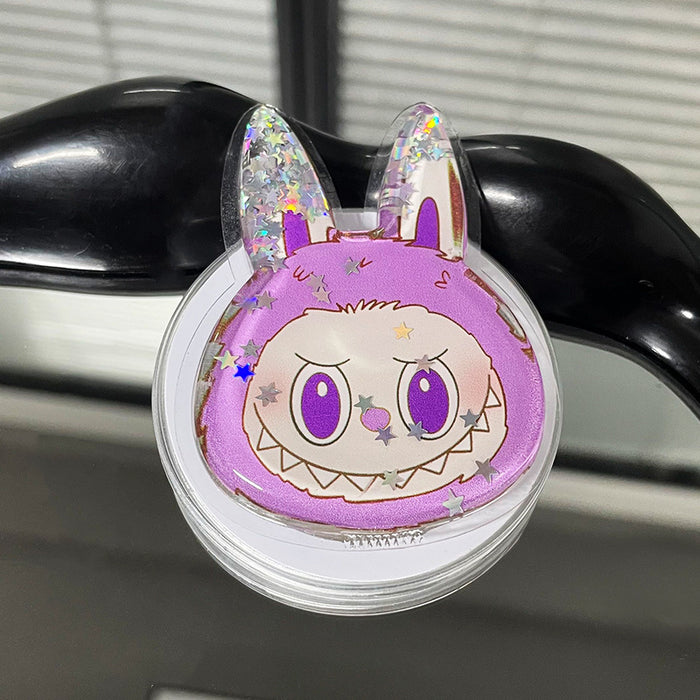 Wholesale Creative Flowing Sand Soft Pack Cartoon Phone Stand