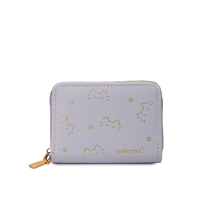 Wholesale Cute Cat-Themed Card Holder Coin Purse Wallet