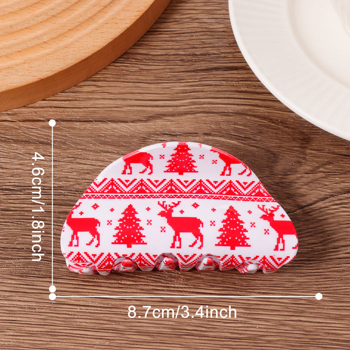 Wholesale Ornament Christmas red grab clip