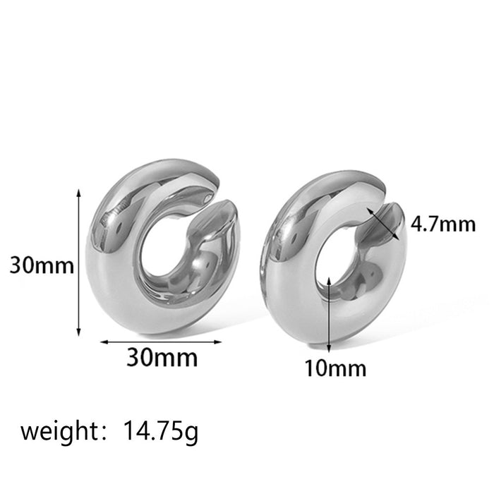 Wholesale Fashionable cylindrical light luxury smooth ear clip