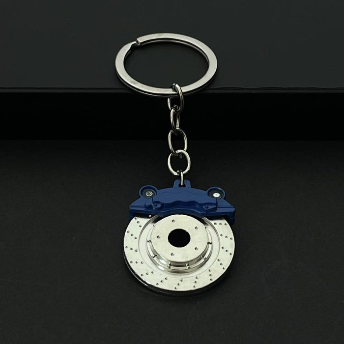 Wholesale Brake Disc Wheel Metal Keychain Car Brake Waist Hanging Key Ring Chain Pendant