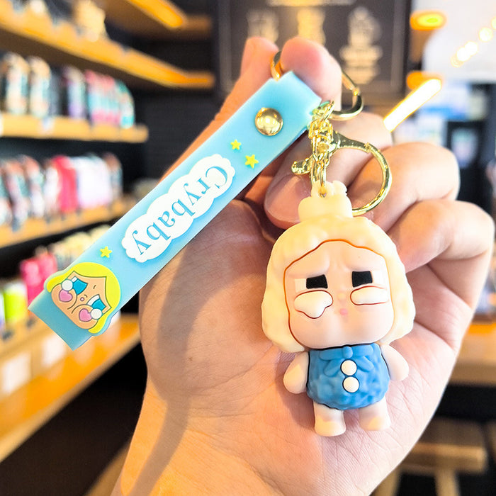 Wholesale  Silicone Keychain Cartoon Pendant Car Key Accessory