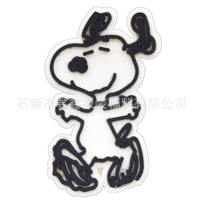 Wholesale 50pcs hole shoes soft rubber decorative buckle shoe accessories