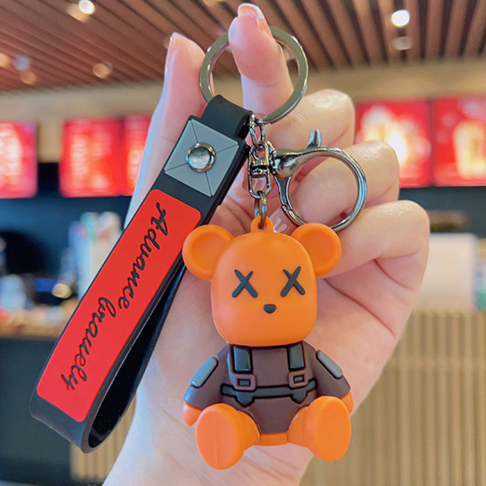 Wholesale Cartoon Silicone Doll Keychain JDC-KC-MingT044