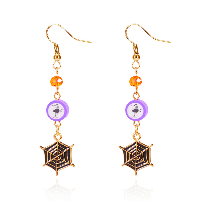 Wholesale  earrings for women fashion personality skull bat pumpkin ghost pendant  earrings