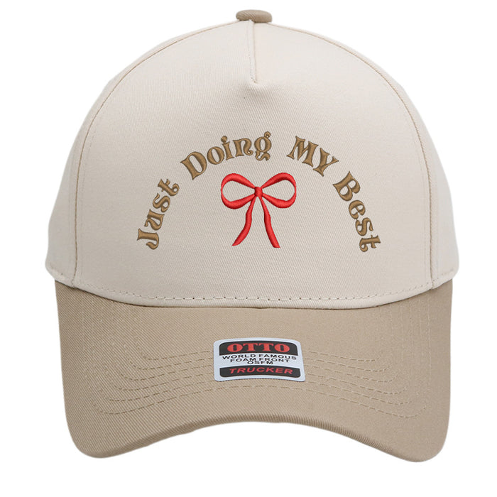 Wholesale Truck driver hat embroidered color blocked baseball cap for men and women casual hat