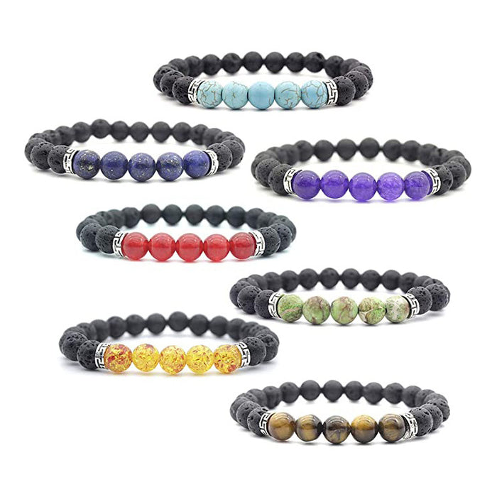 Wholesale Natural stone volcanic stone emperor stone turquoise bracelet