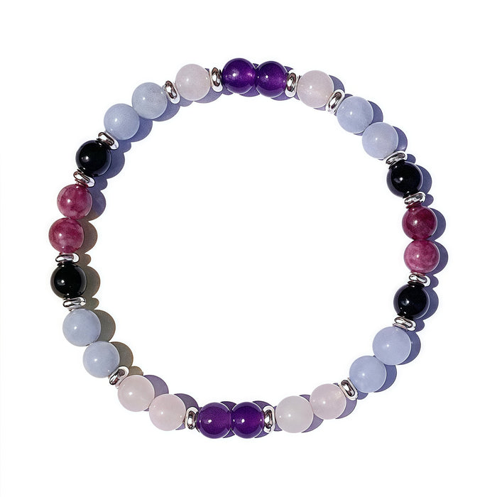 Wholesale Bracelet, Sea Blue, Treasure Red, Jadeite, Obsidian, Natural Crystal