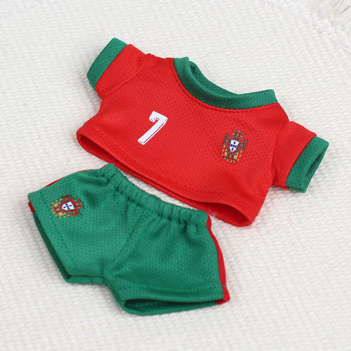 Wholesale 3pcs Doll Football Uniform Accessory - Doll Clothes