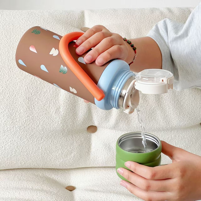 Wholesale Portable insulated water bottle large capacity  with handle perfect for travel