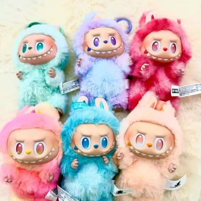 Wholesale Third Generation Plush Face Keychain Pendant Macaron Doll