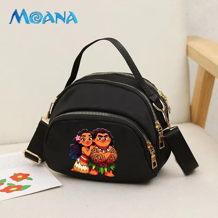 Wholesale Cartoon Printed Small Square Bag Mini Mobile Phone Bag Casual Simple Nylon Cloth Bag