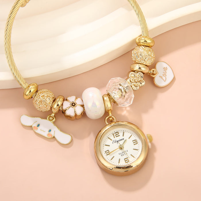 Wholesale Alloy Cartoon Pendant Watch Bracelet MOQ≥2