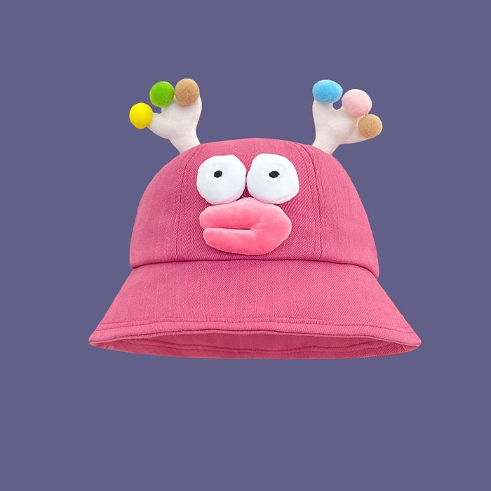 Wholesale Cute sunscreen basin hat, new cartoon fisherman hat