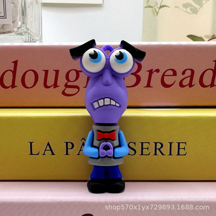 Wholesale Keychain figurine backpack pendant blind box 3D soft rubber small gift