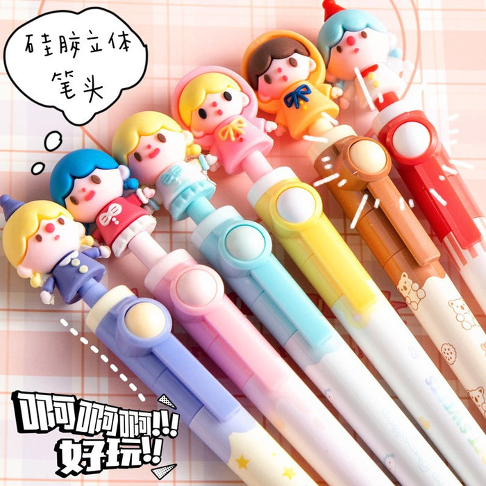 Wholesale 36pcs/ box Cartoon Pen for the Beginning of School Season,  Black Pen,  Student Stationery Supplies,  Gift Manufacturer