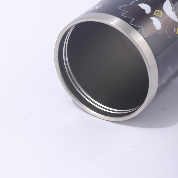 Wholesale Cartoon Large Capacity Ice Bully Cup Portable Portable Double Drink Car Cup Stainless Steel Thermos Cup Suction Tube Cup