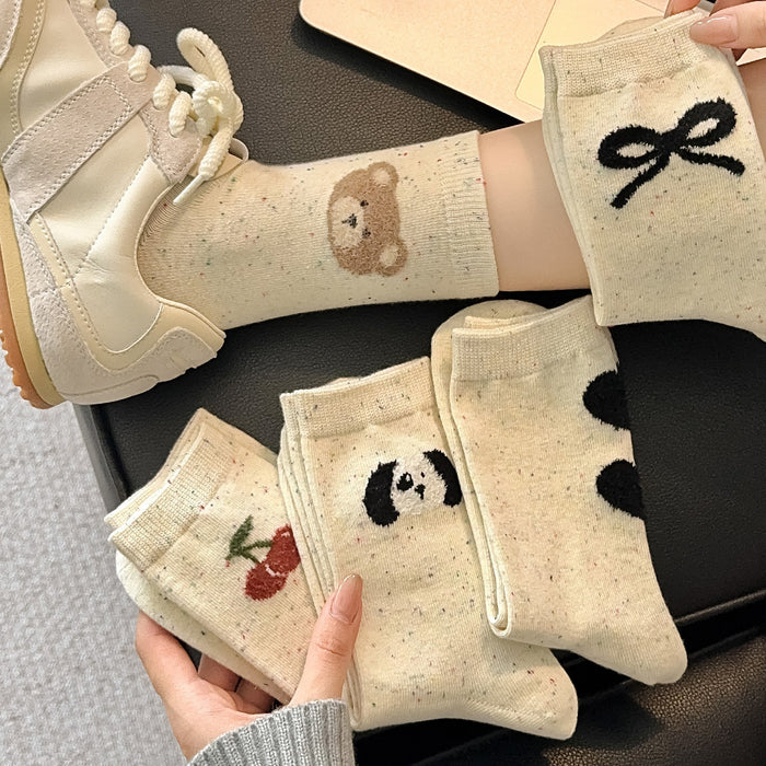 Wholesale Playful and Cute Socks Children's Bow Middle Socks