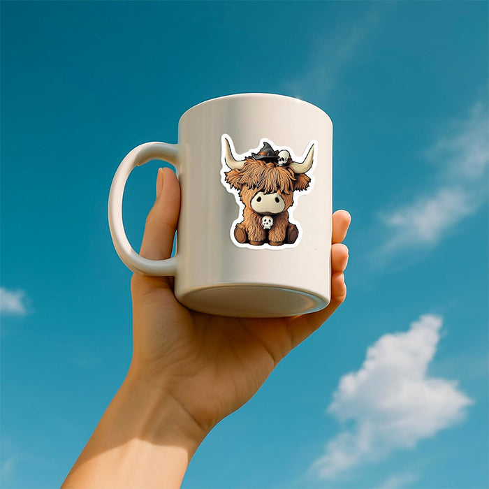 Wholesale 156pcs Scottish Highlands Cow Stickers Waterproof Graffiti Stickers Animal Laptop Stickers