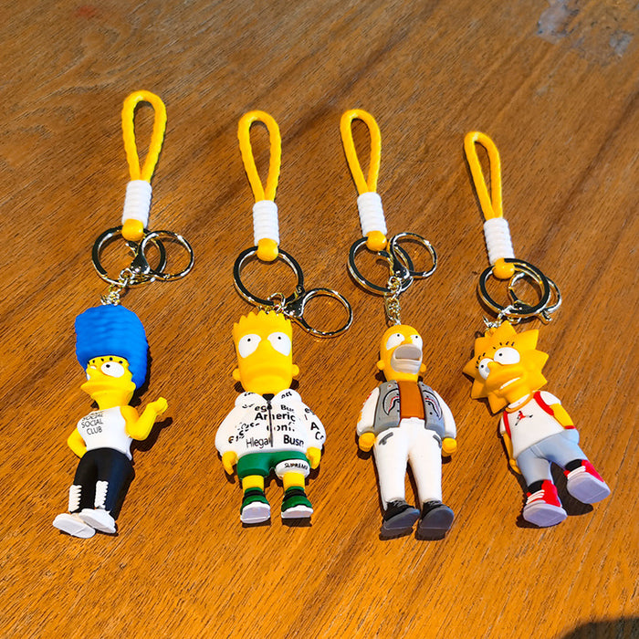 Wholesale Cartoon Doll 3D Rubber Keychain JDC-KC-Tingm077