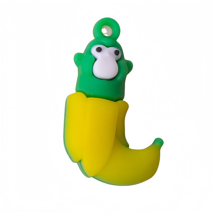 Wholesale Mini keychain abstract shape wooden stick figure backpack pendant