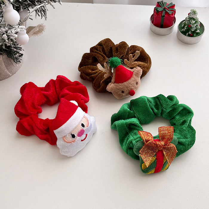 Wholesale Christmas Simple Cute Hair Scrunchies JDC-HS-Shuy001