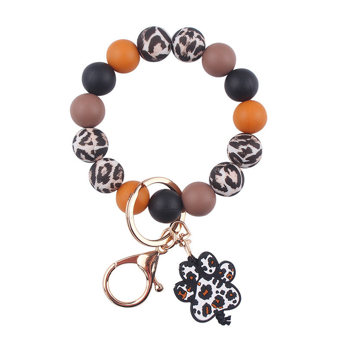 Wholesale Silicone Bead Keychain Accessories