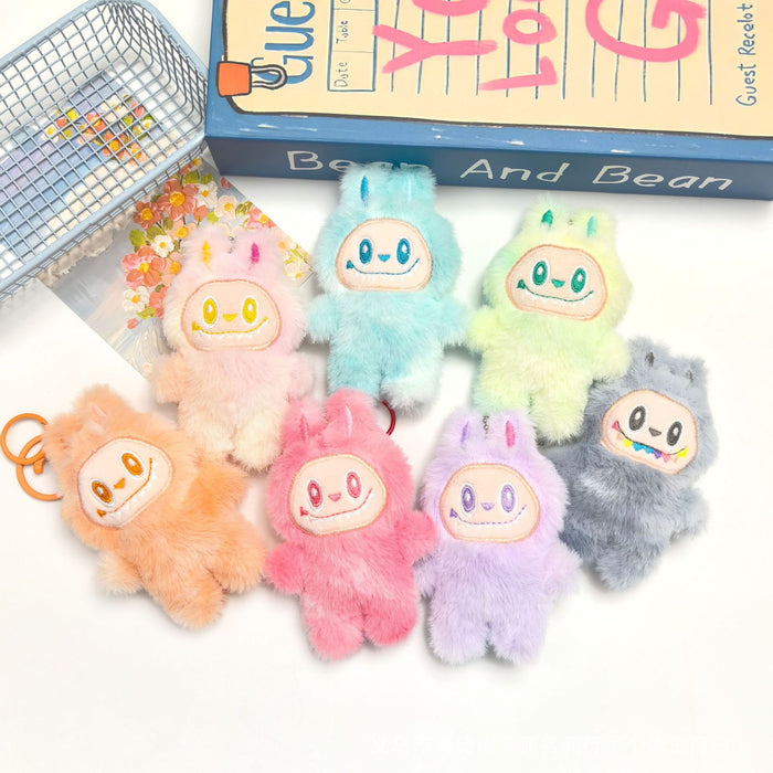Wholesale Squeak pendant plush doll cartoon bag keychain souvenir small gift