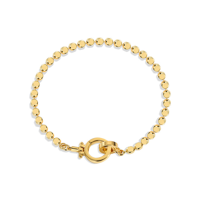 Wholesale New women's bracelet fashionable commuting personality 8-shaped buckle curved card bracelet