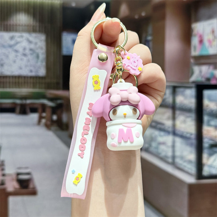 Wholesale Cartoon Silicone Doll Keychain JDC-KC-HaoXi028