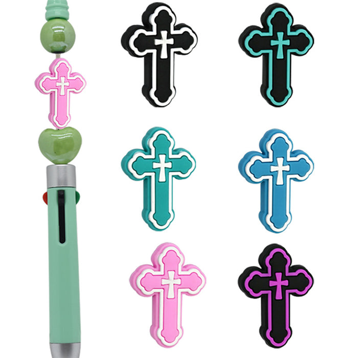 Wholesale Soft glue mold cross glue pendant cross jewelry accessories