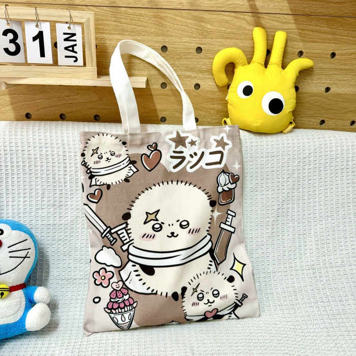 Wholesale Cute Cartoon Large-Capacity Canvas Shoulder Bag