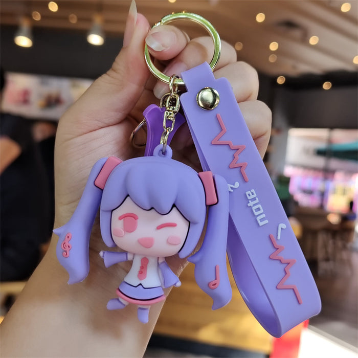 Wholesale Cartoon Silicone Doll Keychain JDC-KC-ZhuoRan037