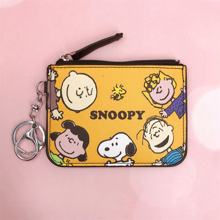 Wholesale Student Cartoon Leather Wallet with Keychain