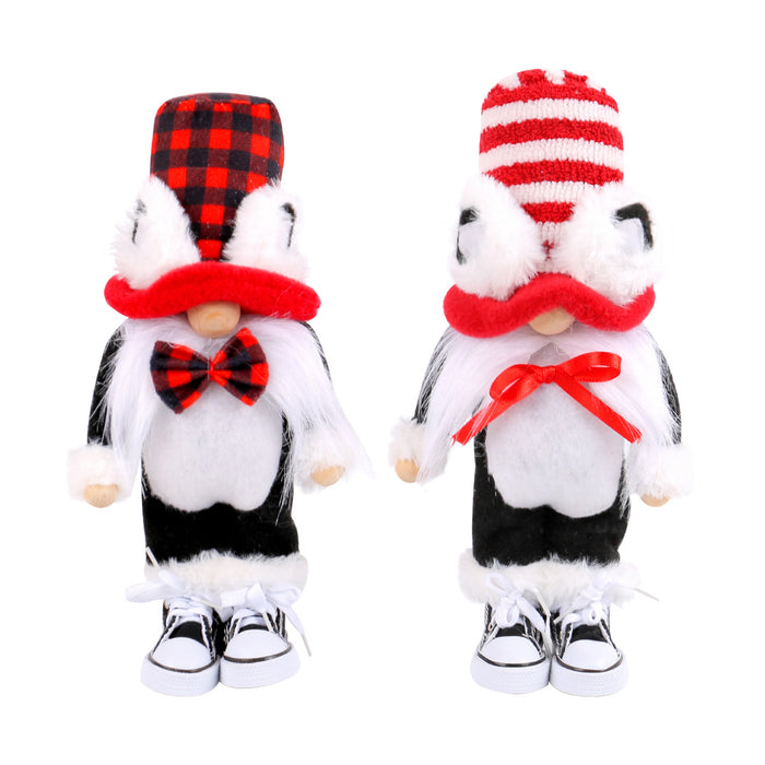 Wholesale Cat Ear Topper Rudolph Doll Ornaments Holiday Stand Window Decoration Supplies