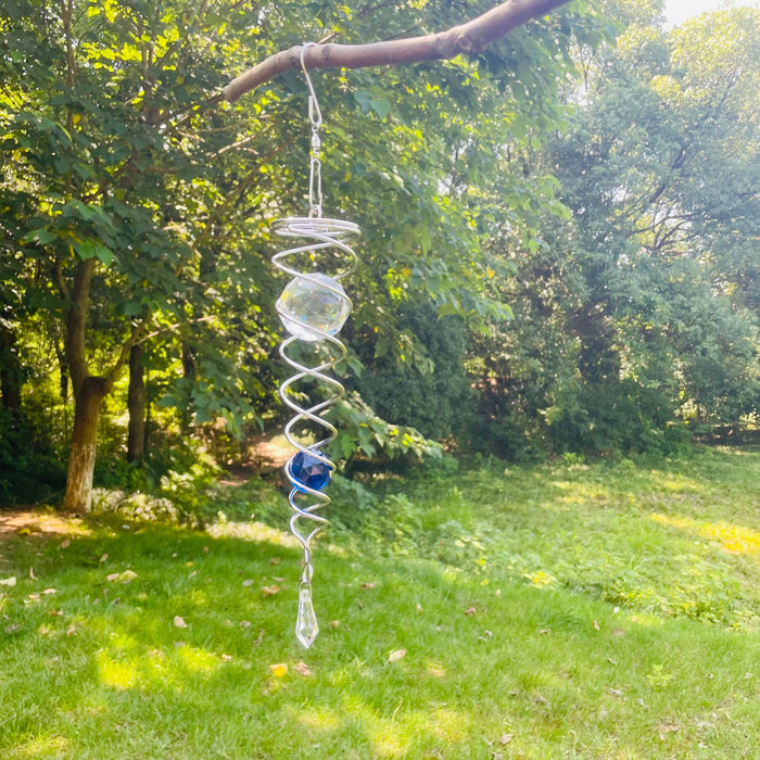 Wholesale Crystal Ball Rotating Wind Chimes Pendant