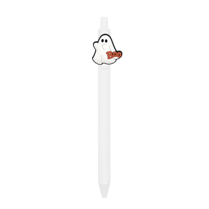 Wholesale  Ghost Polka Dot PVC Soft Gel Retractable Ballpoint Pen MOQ≥10