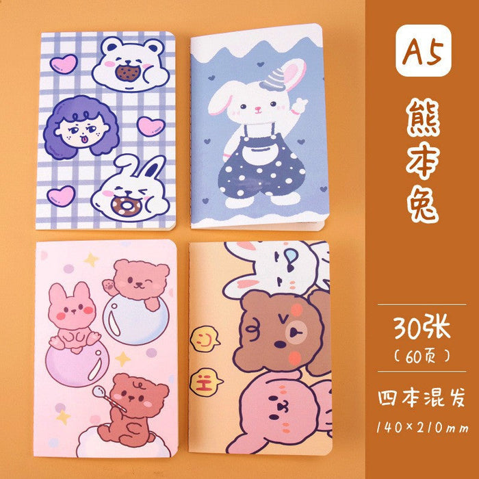 Wholesale A5 Cartoon Cute Notebook MOQ≥2 JDC-NK-XHZ002