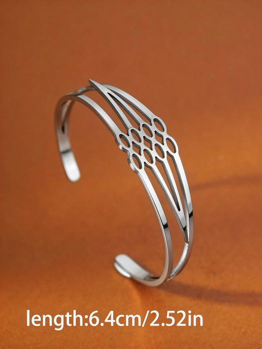 Wholes alecross bracelet  elegant butterfly accessory  stainless steel   heart-shaped bangle