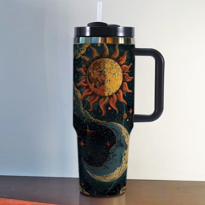 Wholesale 40oz Car Cup  moon Stainless Steel  ice bullies cup Tumbler Thermos Cup