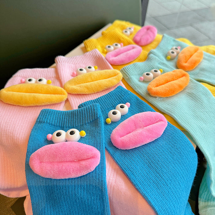 Wholesale furry cute cartoon socks