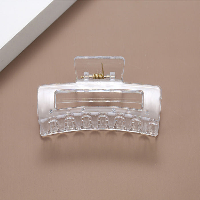 Wholesale Large transparent grip square five circle ribbon hair clip, hair clip accessories at the back of the head, handmade DIY accessories