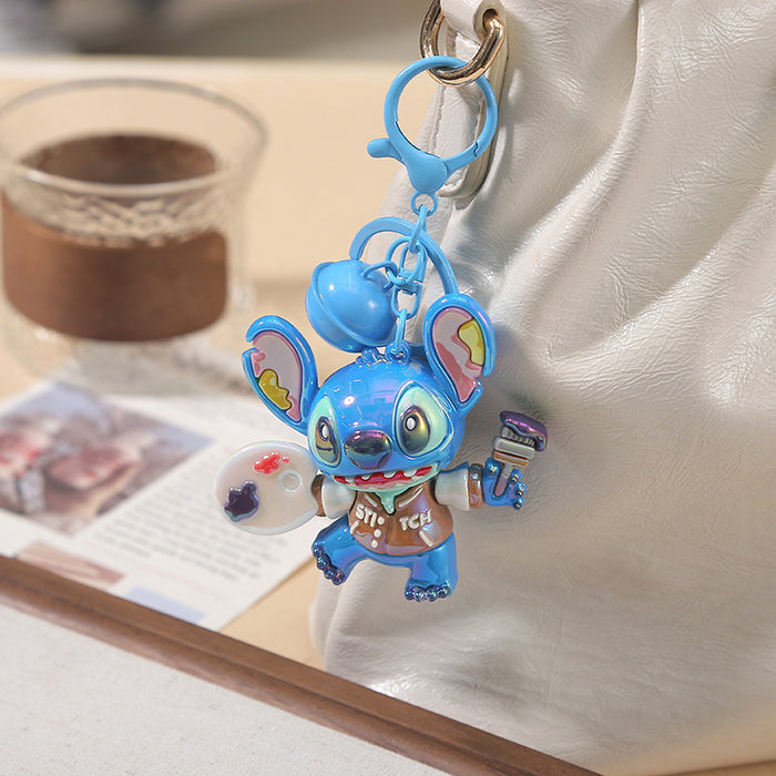 Wholesale New Street Keychain Cartoon Anime Doll Bag Pendant Cute Creative Silicone Gift Chain