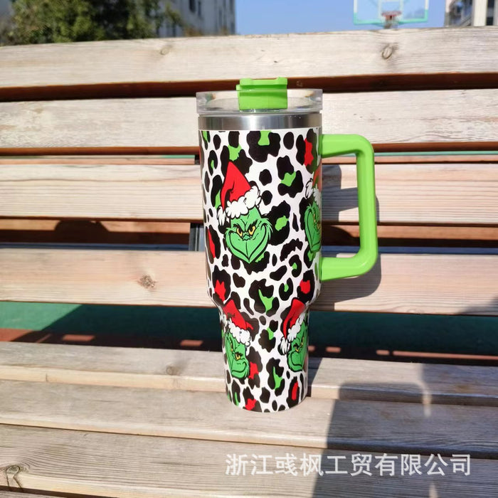 Wholesale 304 Stainless Steel Christmas Series 40oz Insulated Car Cup MOQ≥2