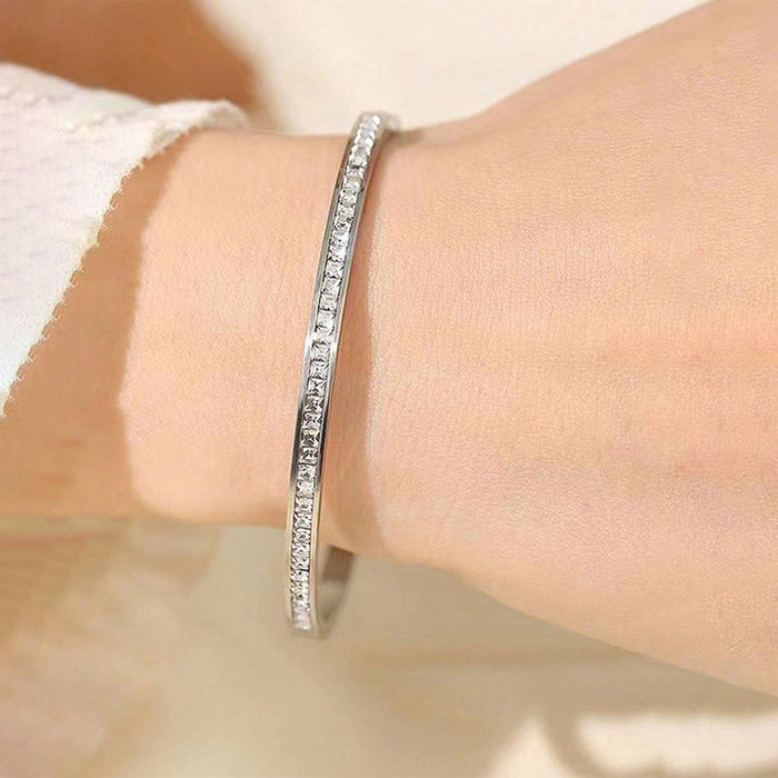 Wholesale Versatile titanium steel starry sky bracelet