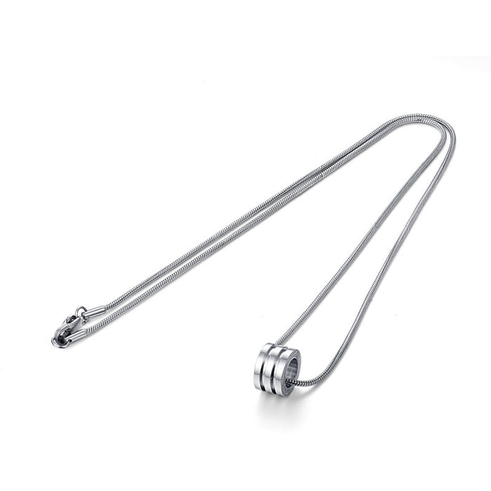 Wholesale Snake Bone Chain Titanium Steel Necklace JDC-NE-JuXing005