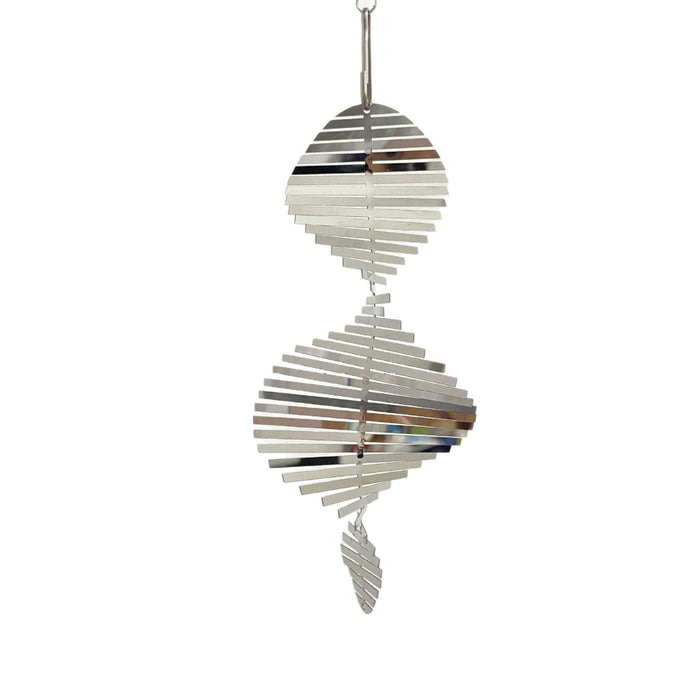 Wholesale Stainless Steel 3D Tornado Spiral Fishbone Wind Chimes