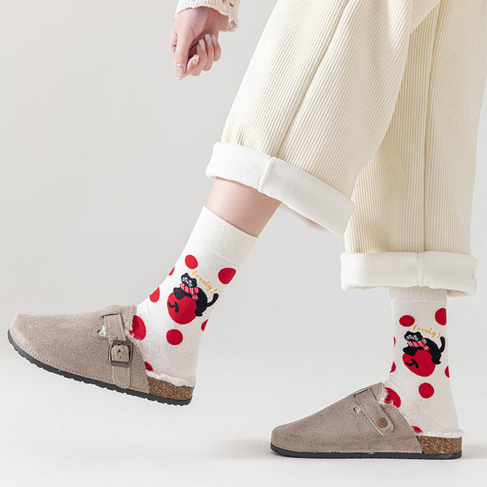 Wholesale Socks, cartoon women's socks, needle cotton socks, long socks